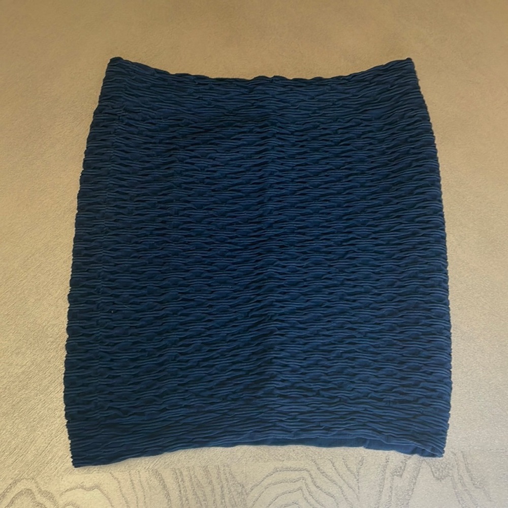 5 for $25 💴Soho Girls blue bodycon rutched skirt